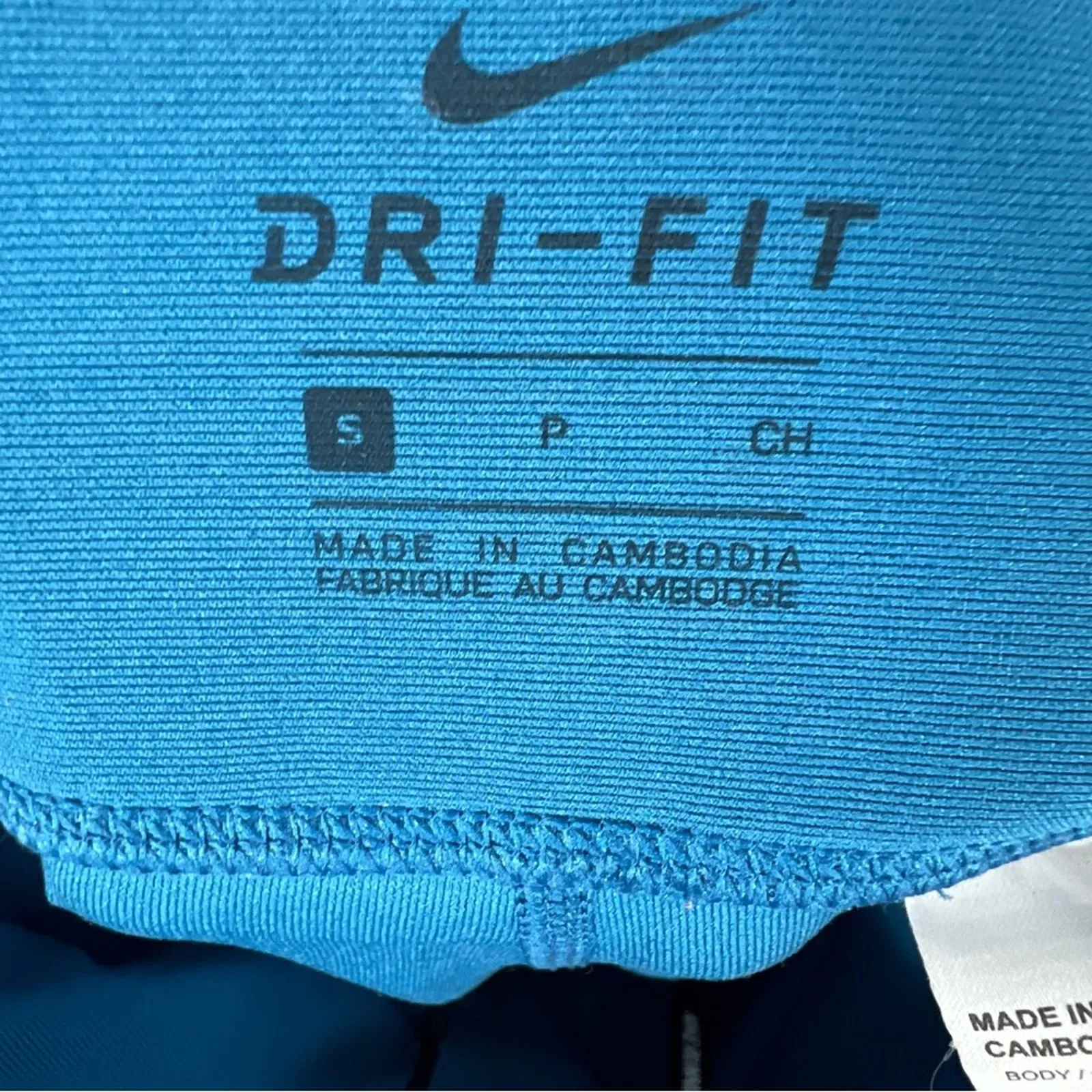 Nike Leggings Womens S Blue Cropped High Rise Stretch Athleisure Clean Girl - Image 4