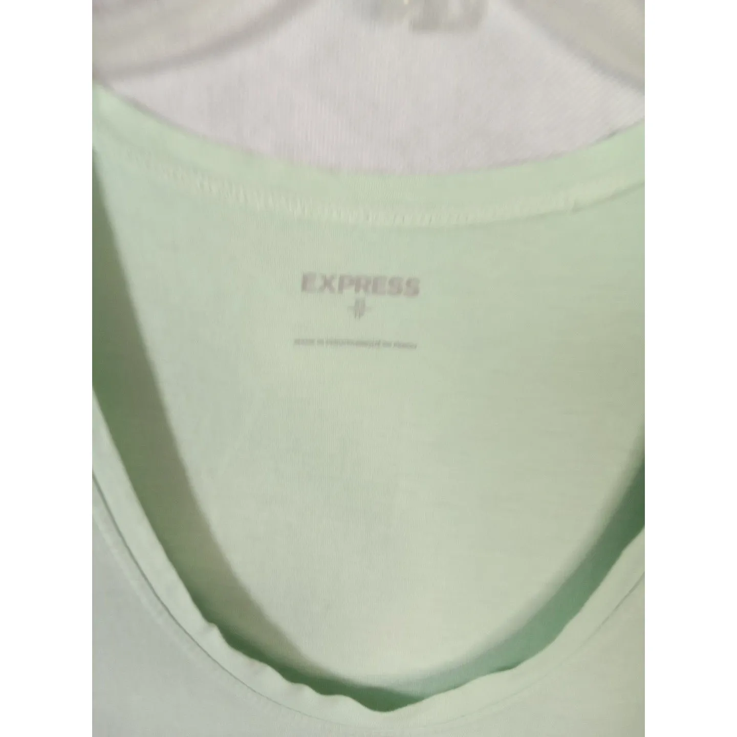 Express womens XS Tank Top‎ Green With Pocket - Image 6