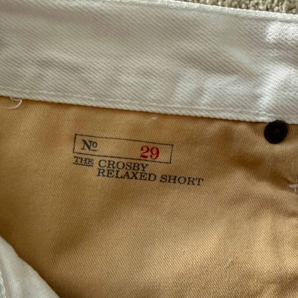 Polo by Ralph Lauren White Jean Shorts with Colorful Accents - Image 3