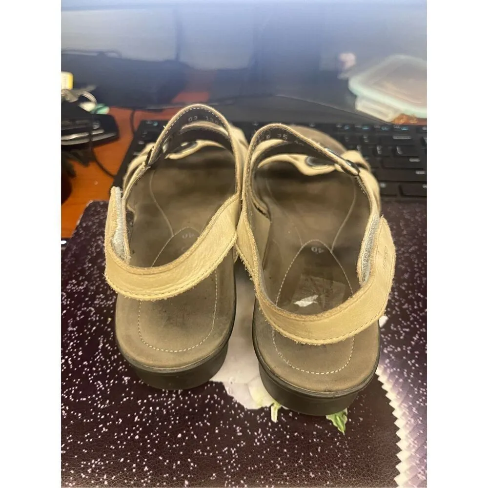 MEPHISTO WOMENS PARFOLIA SANDALS 40 EU 9 US Tan - Image 5