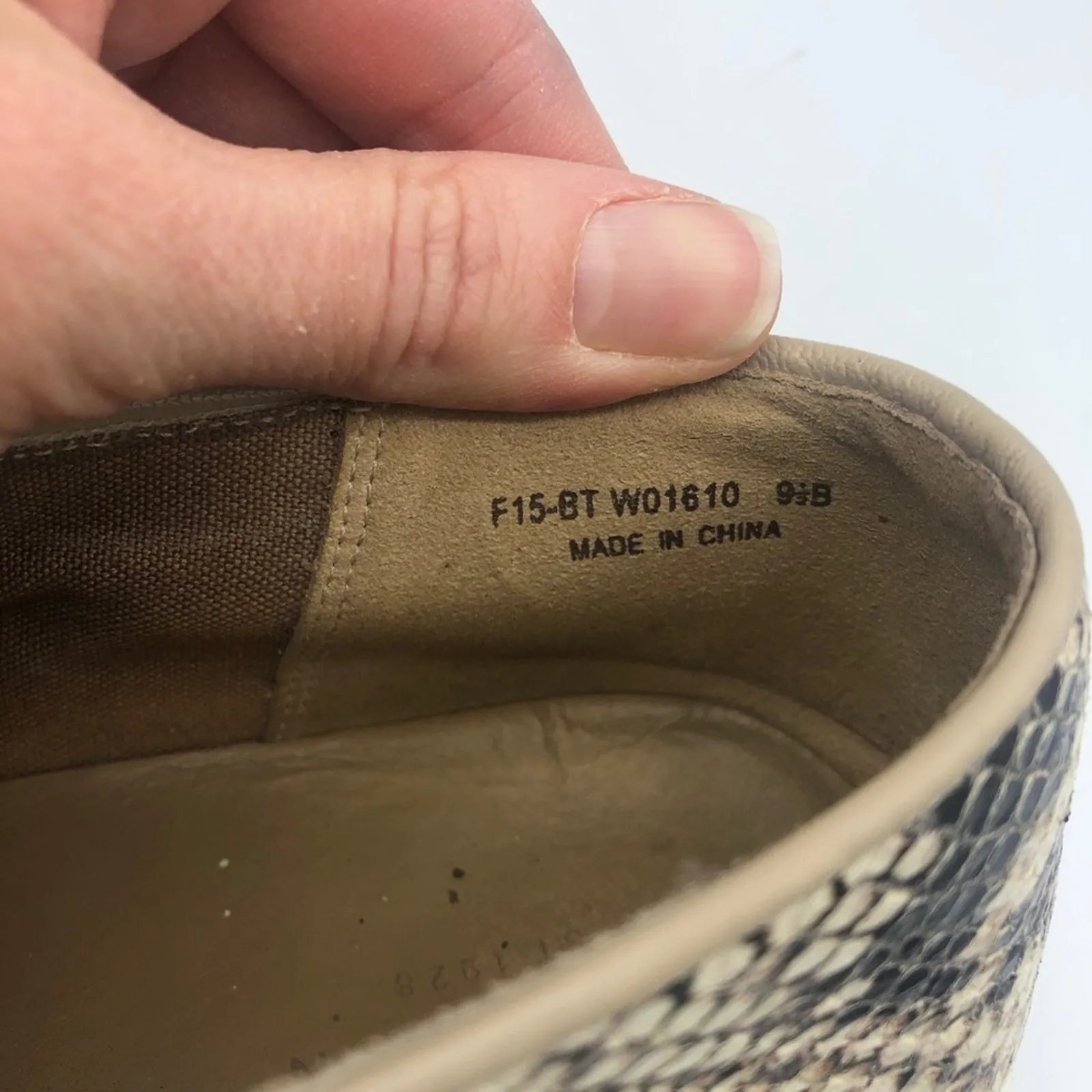 Cole Haan Zerogrand Snake Print Slip On Sneakers Womens 9.5 Flats Shoes Casual - Image 9