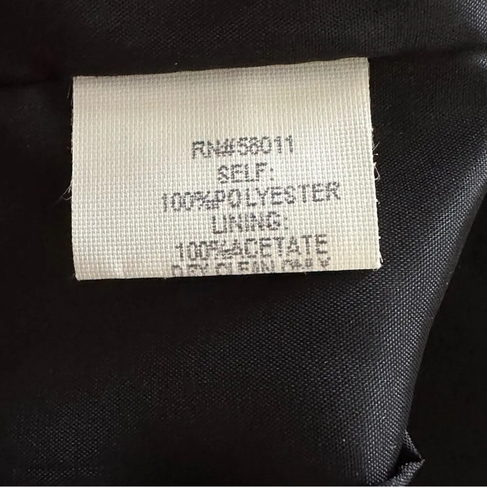 David Meister Dress Black Sleeveless Bow Waist Sheath Cocktail Dress Size 4 - Image 11