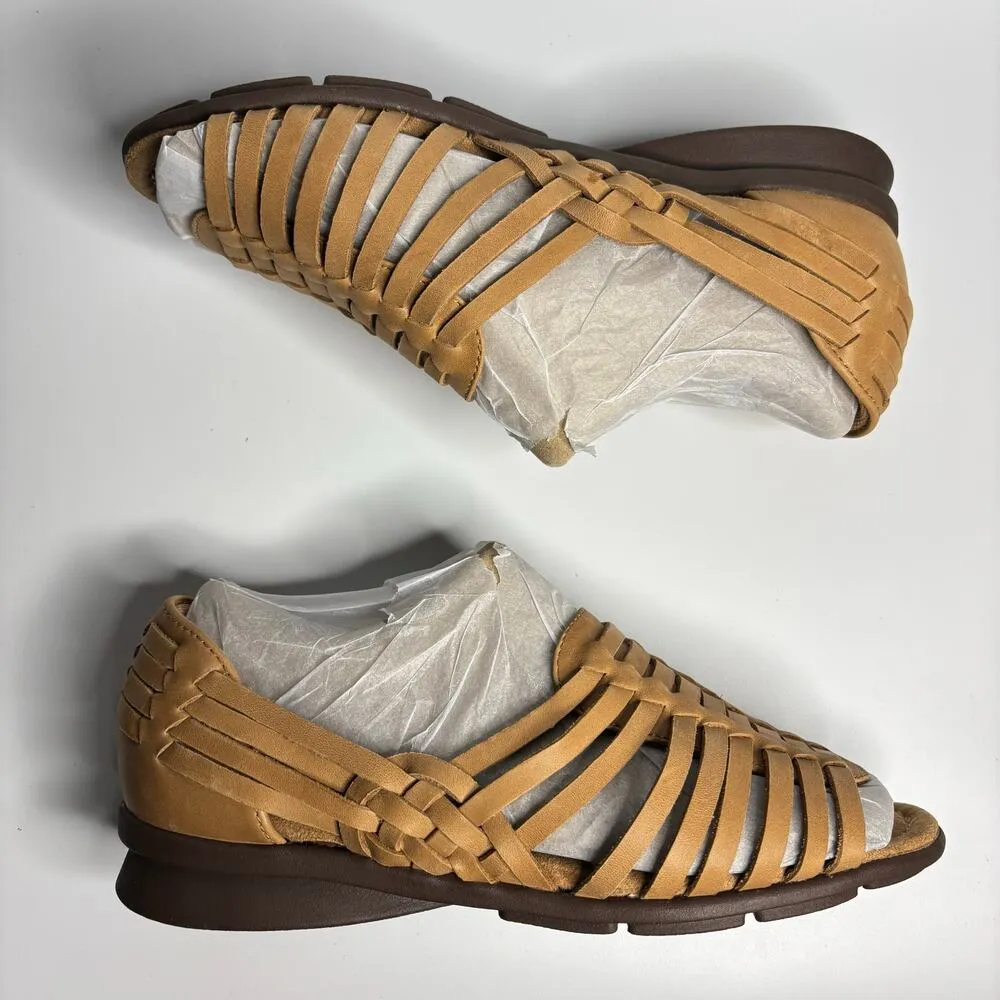 Comfortiva Putnam Leather Loafers Sandals in New Caramel (Wide) Brown Size 9.5 - Image 8