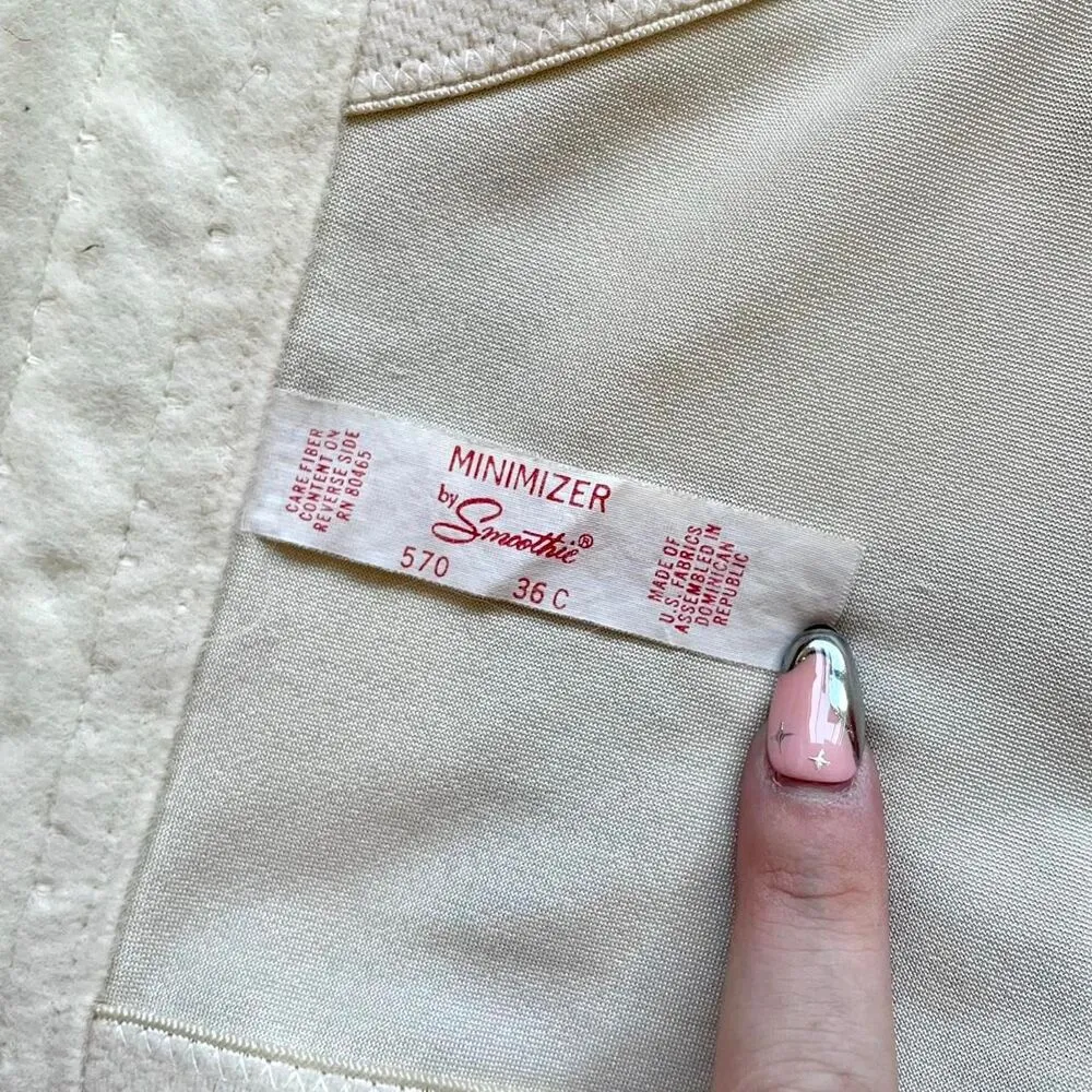 Vintage White Satin Bustier Corset Top 36C Size undefined - Image 3