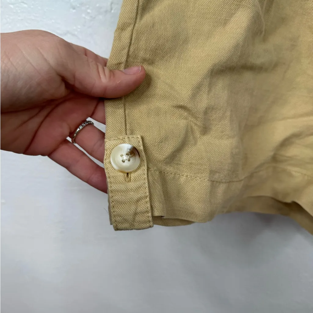 Nicole Miller New York Shorts Womens Size 8 Beige High-Waist Belted Linen Blend - Image 6