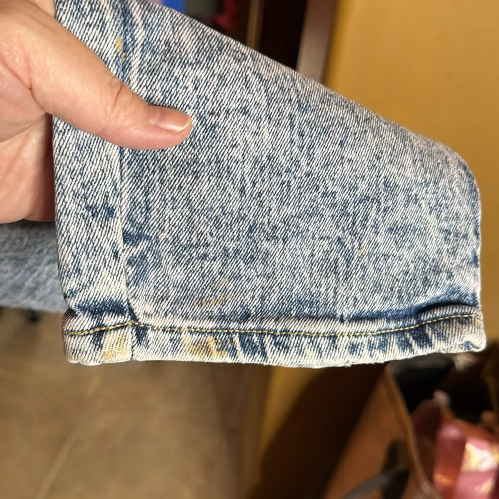 Vintage PS Gitano Denim Jeans Women's Blue Fade Acid Wash 80s 90s Size 10 Reg - Image 14