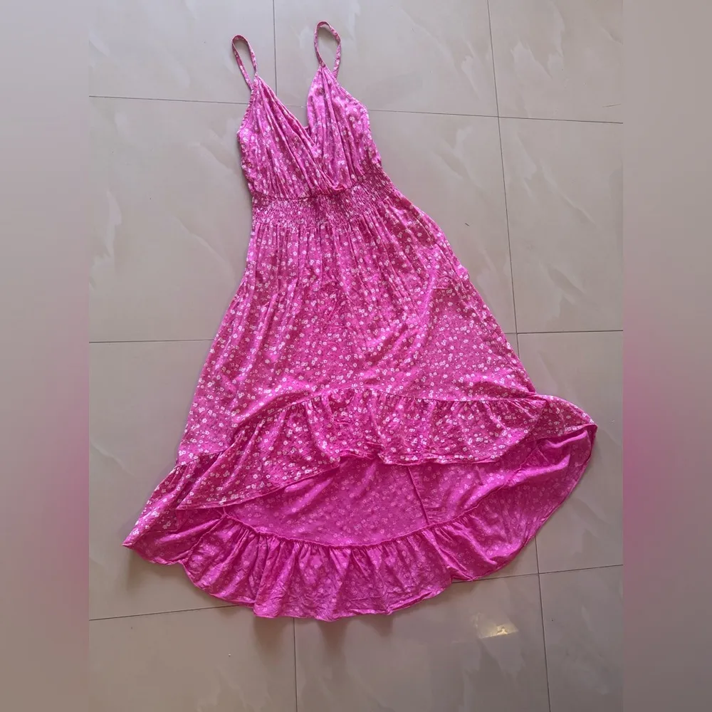 Pink Floral Women's Dress Size undefined - Image 10