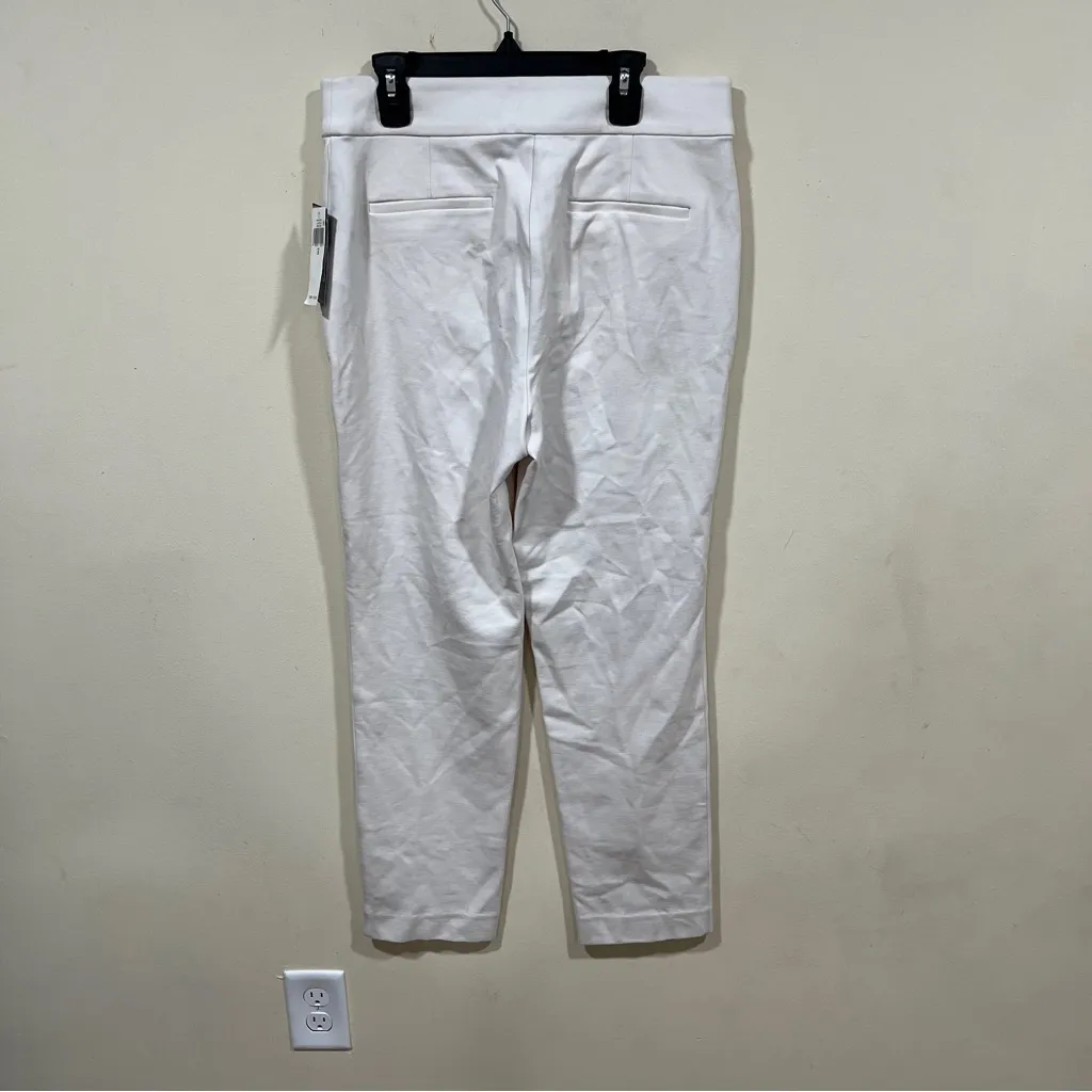 NWT Lauren Ralph Lauren black label White Avery Tailored Pants size small - Image 8