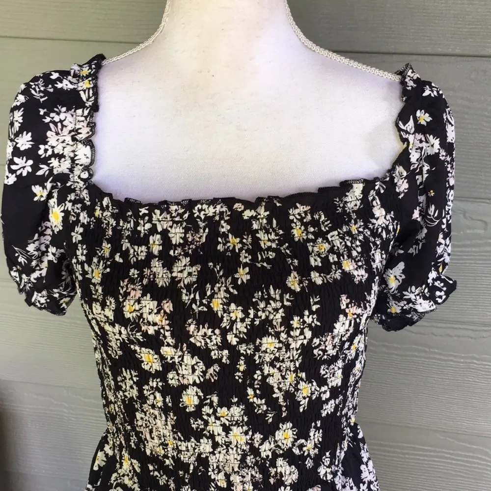 4SI3NNA “Camden” Floral Midi Dress Size XL - Image 4