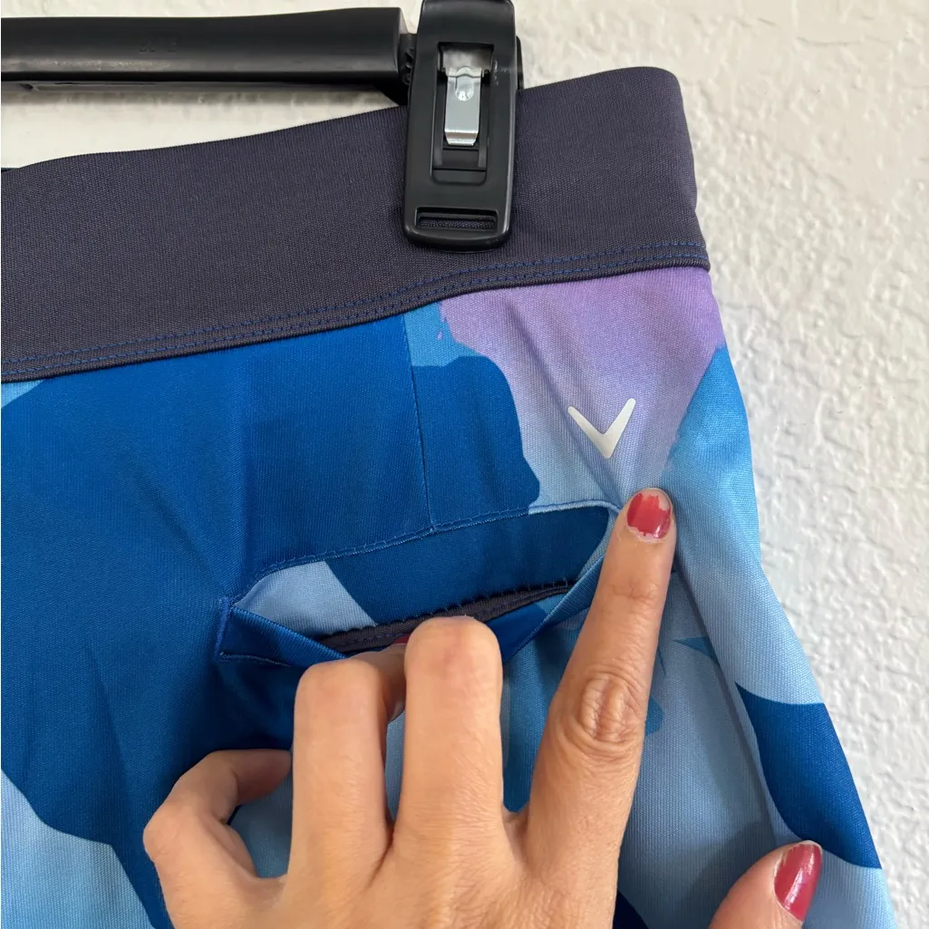 Callaway Women's Skort with Blue and Pink Pattern - Image 7