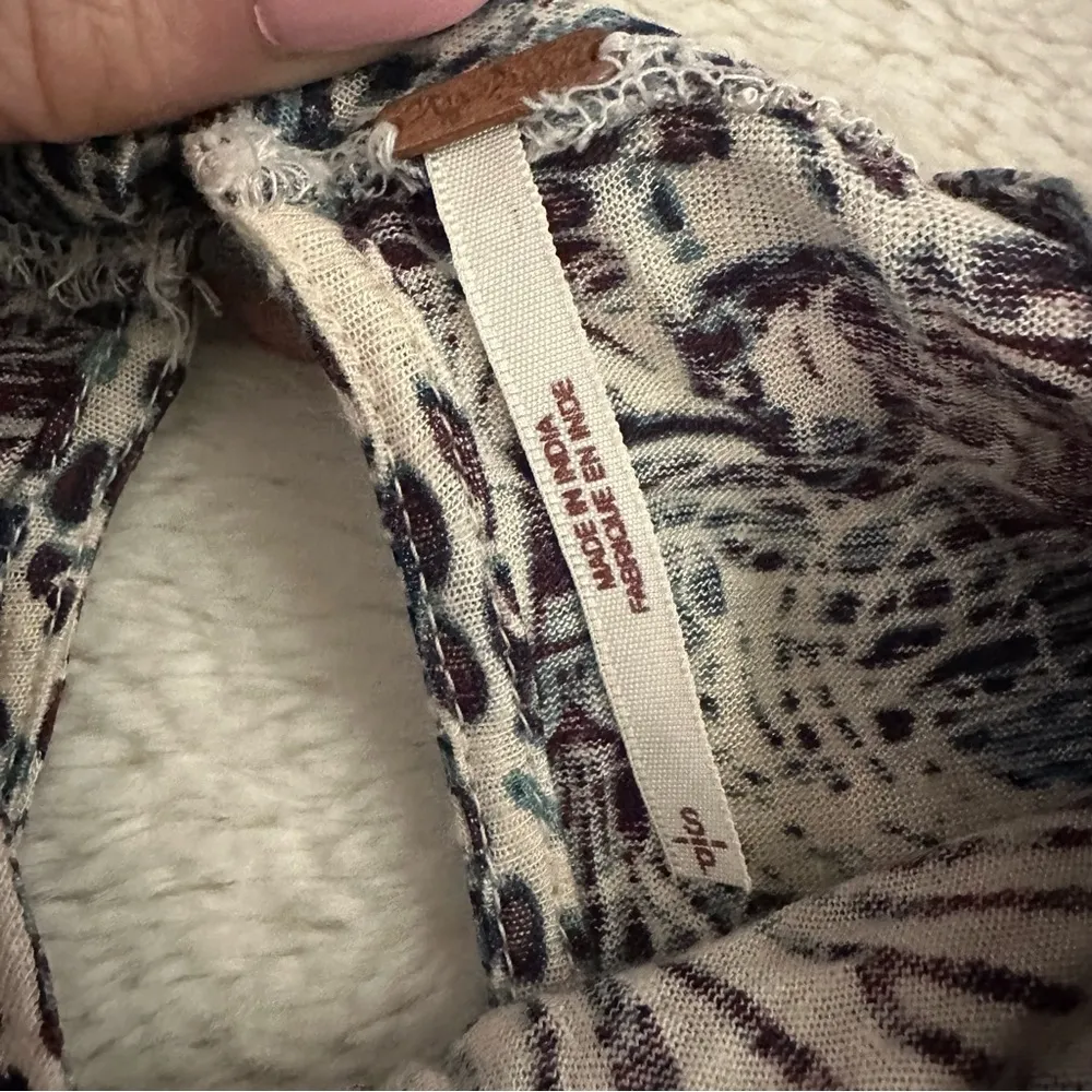 Free People Nouveau New World Tulip Hem Top - Image 8