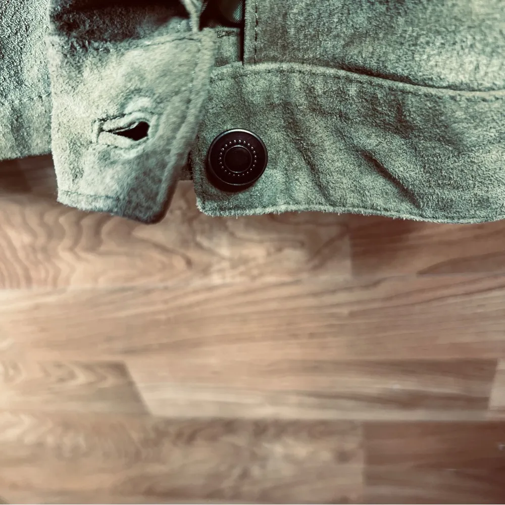 CHICO’S Vintage Size 2 Leather Zip Front Jacket w/Pockets & Lined - Image 14