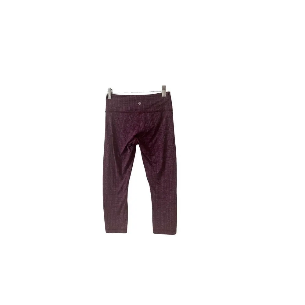 Lululemon crop length athletic pants XS/S purples - Image 2