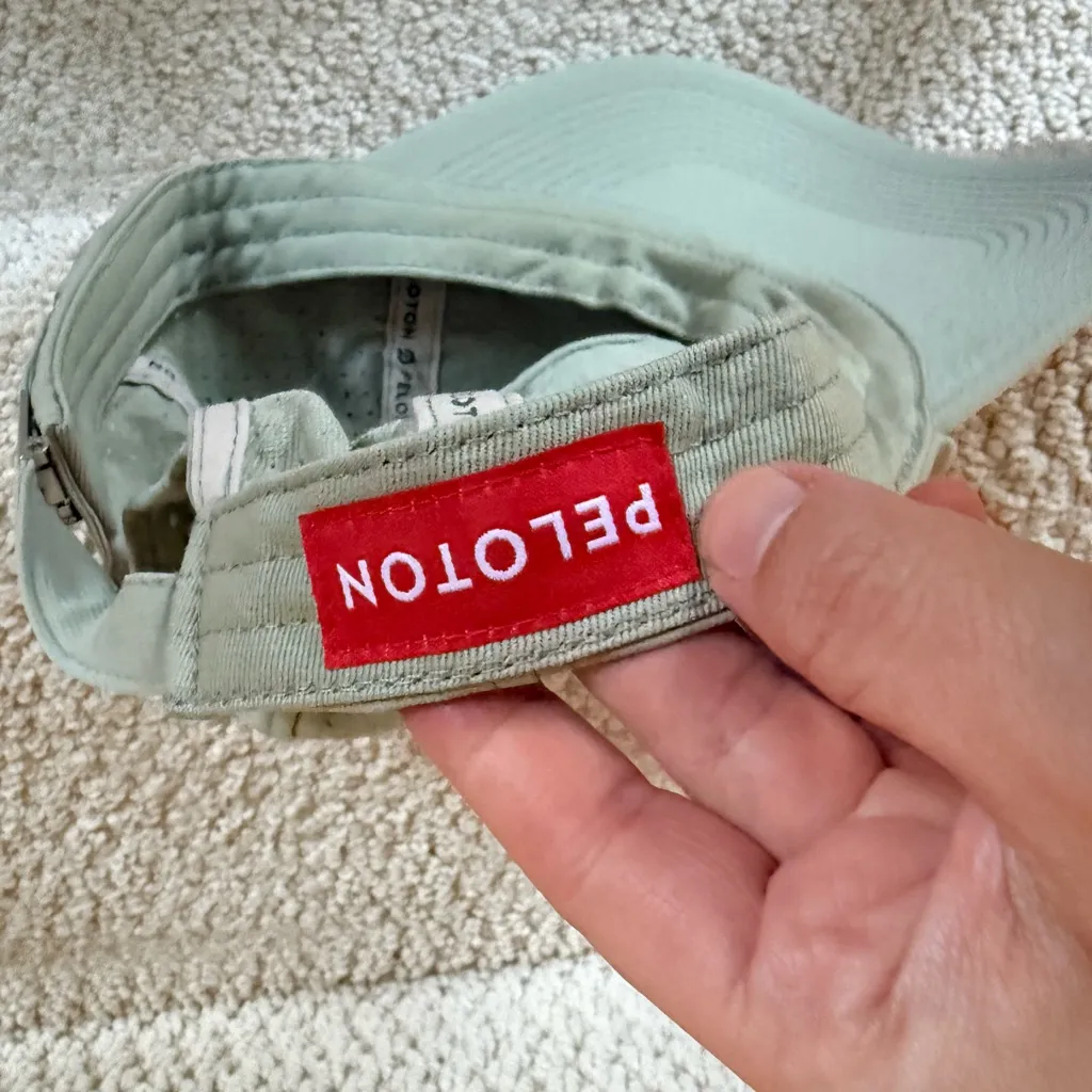 Peloton Light Sage Green Adjustable Performance Hat - Image 4