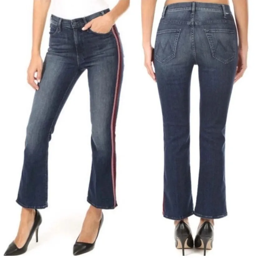 Mother The Hustler Ankle Jean size 24 in Here Kitty, Kitty Glitter Racer - Image 2