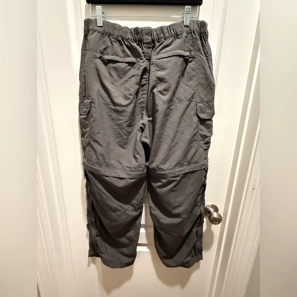 REI Women's Hiking Pant Size 10T Gray Nylon Zip Off
Convertible Cargo - Image 6