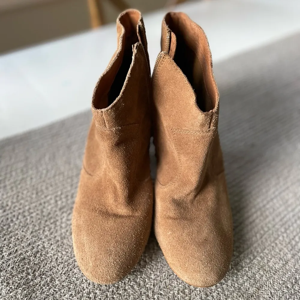 ALDO Tan Leather Western Boot Bootie Size 40/9 - Image 4