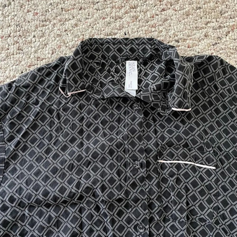 SALE Stars Above Simply Cool Geometric Pajama Top - Image 2