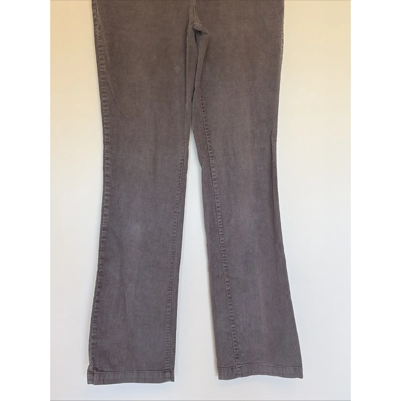 Sonoma Kohls Brown Corduroy Straight Leg Cotton Stretch Pants Womens 6 Tall Long - Image 3