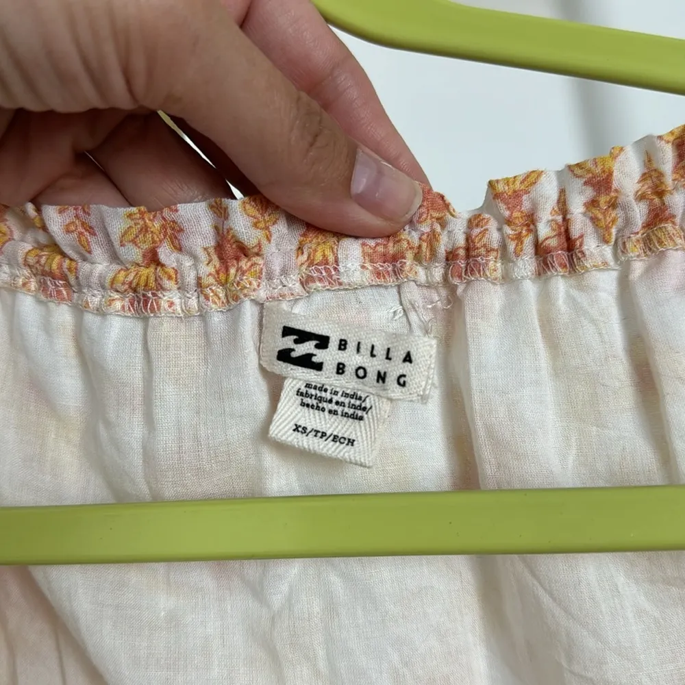 NEW NWT Billabong “Endless Sunset” floral long sleeve maxi dress yellow pink - Image 5