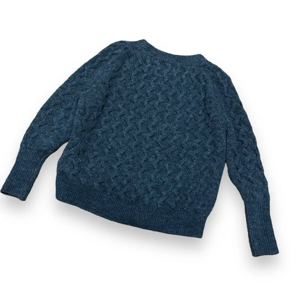 Mia Mai Gray Made in Italy Wool Alpaca Blend Knit Sweater - Image 2