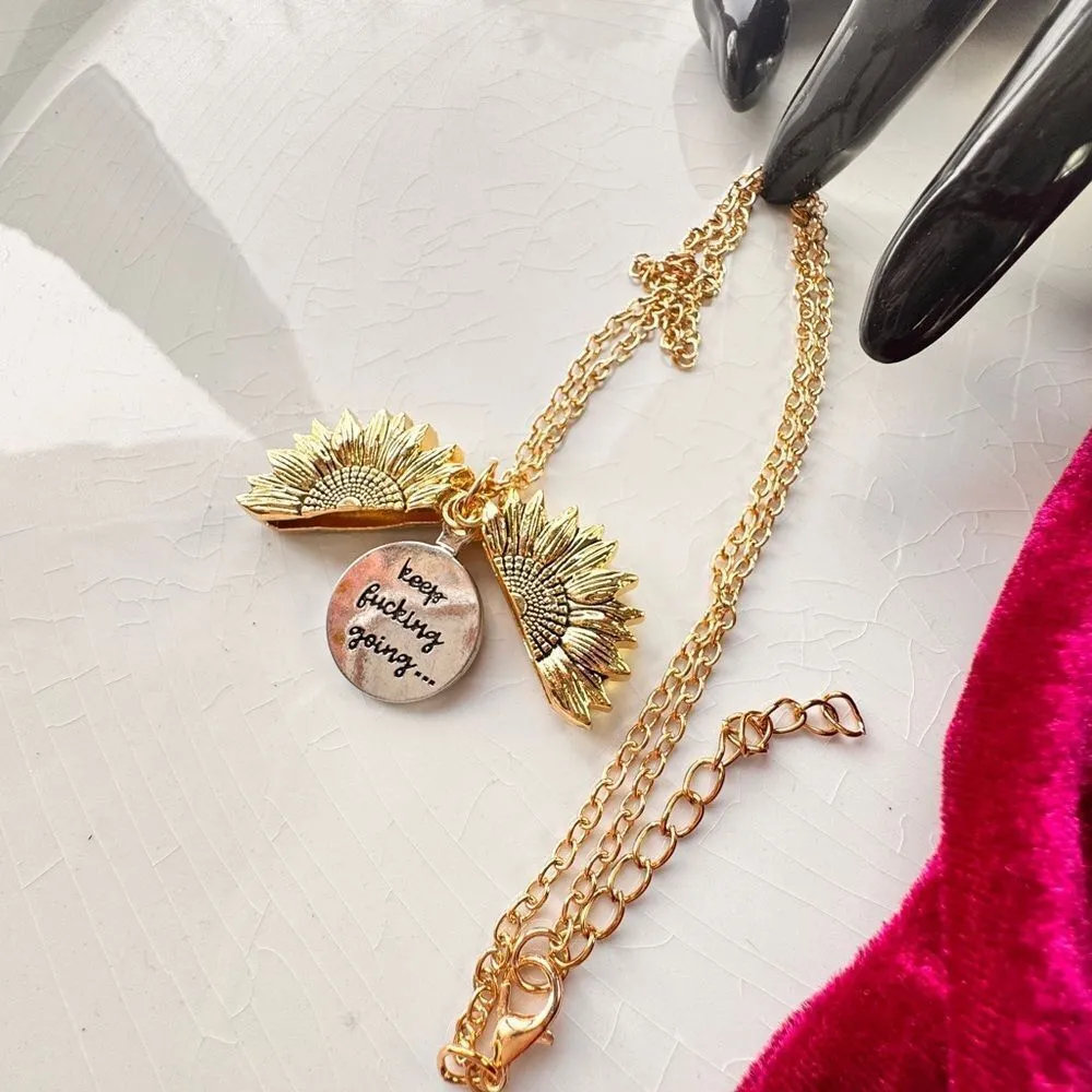 New! Free People Lettering Necklace - Image 12