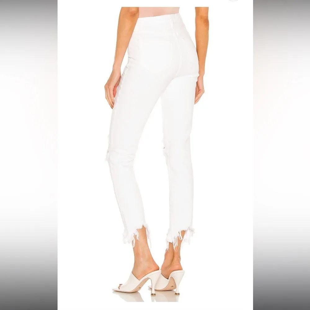 L’agence High Line High Rise Skinny in Blanc Destruct size 27 - Image 9