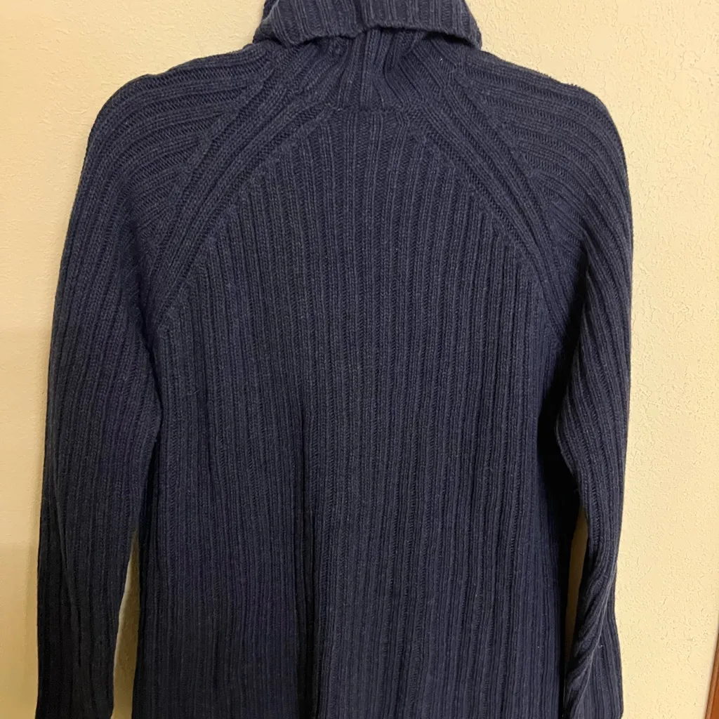 See By Chloe Dark Blue Cable Knit Sweater - Image 9