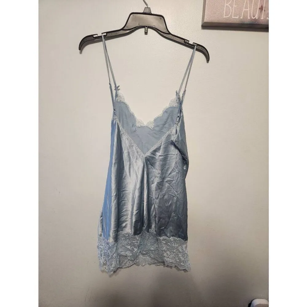 Victoria's Secret Size L Light Blue BabyDoll Chemise Slip Nightie - Image 2