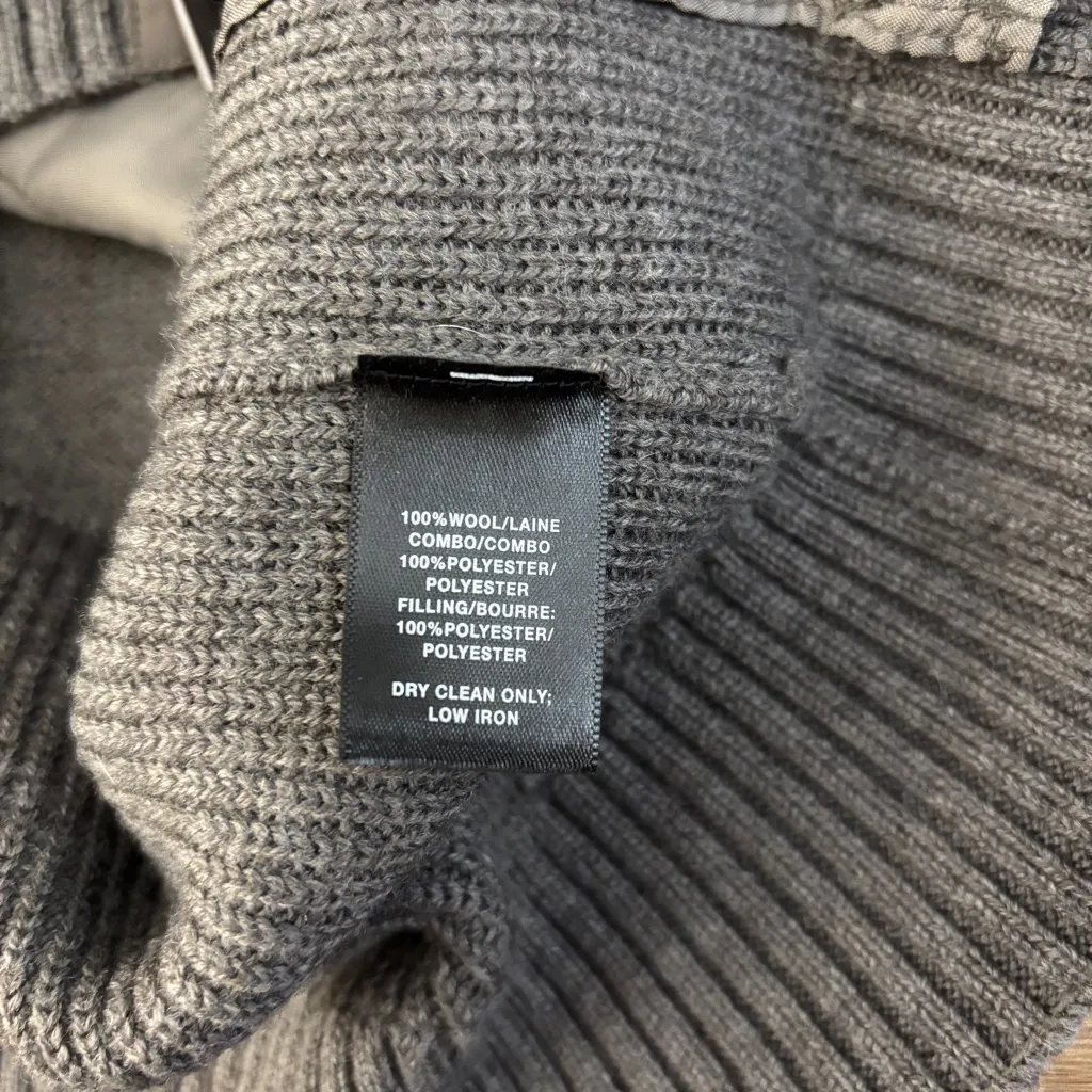 Lafayette 148 New York Quilted Wool Puffer Jacket Full Zip - Image 5