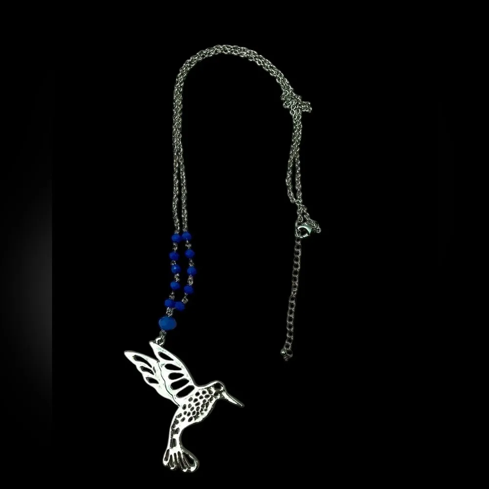 Unique Vintage‎ hummingbird necklace - Image 3