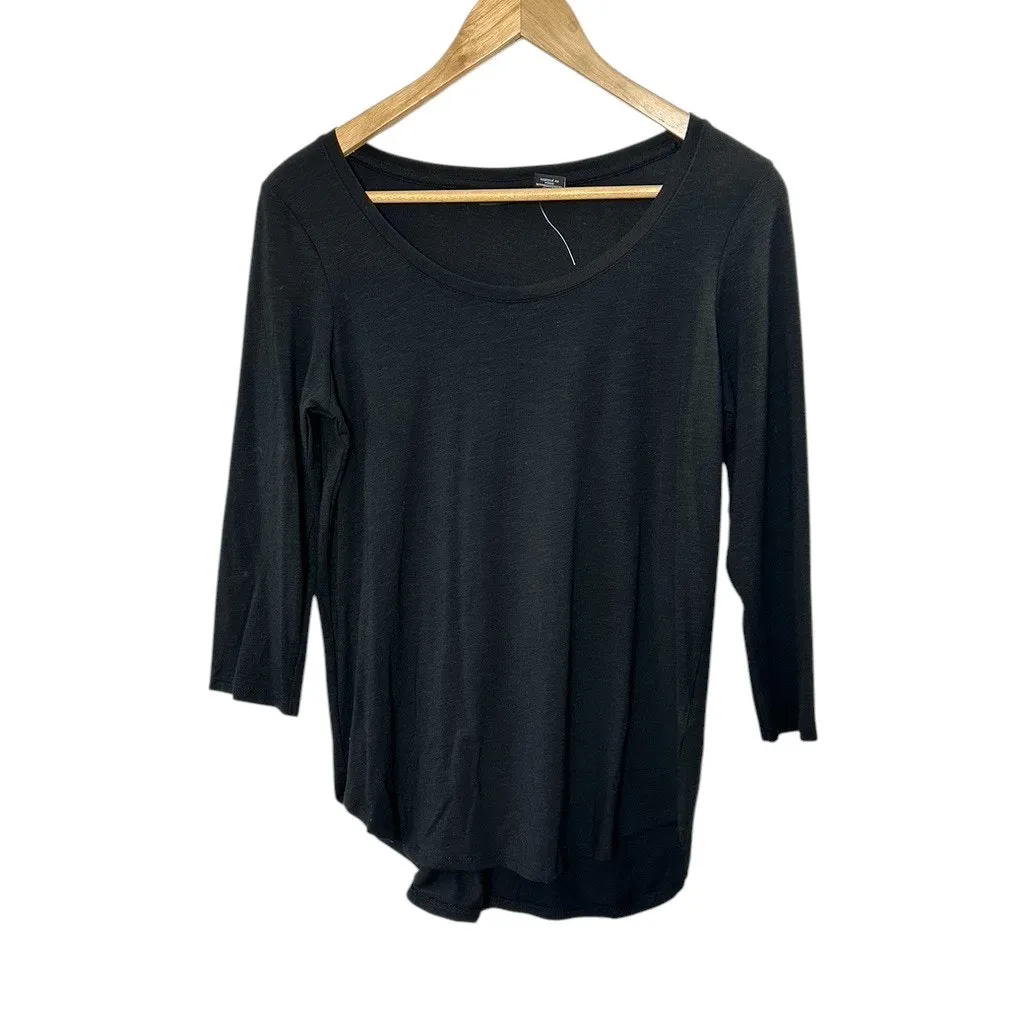 Tahari Black Scoop Neck 3/4 Sleeve Shirt Women's Size Small New - Image 6