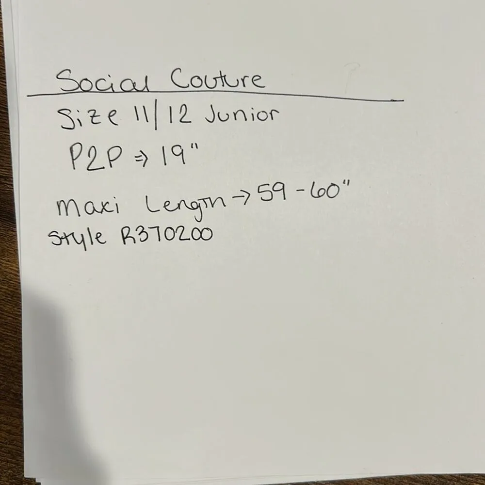 Social Couture Juniors 11/12 Maxi Burgundy Red Dress Prom Formal Wedding Boho Size undefined - Image 9