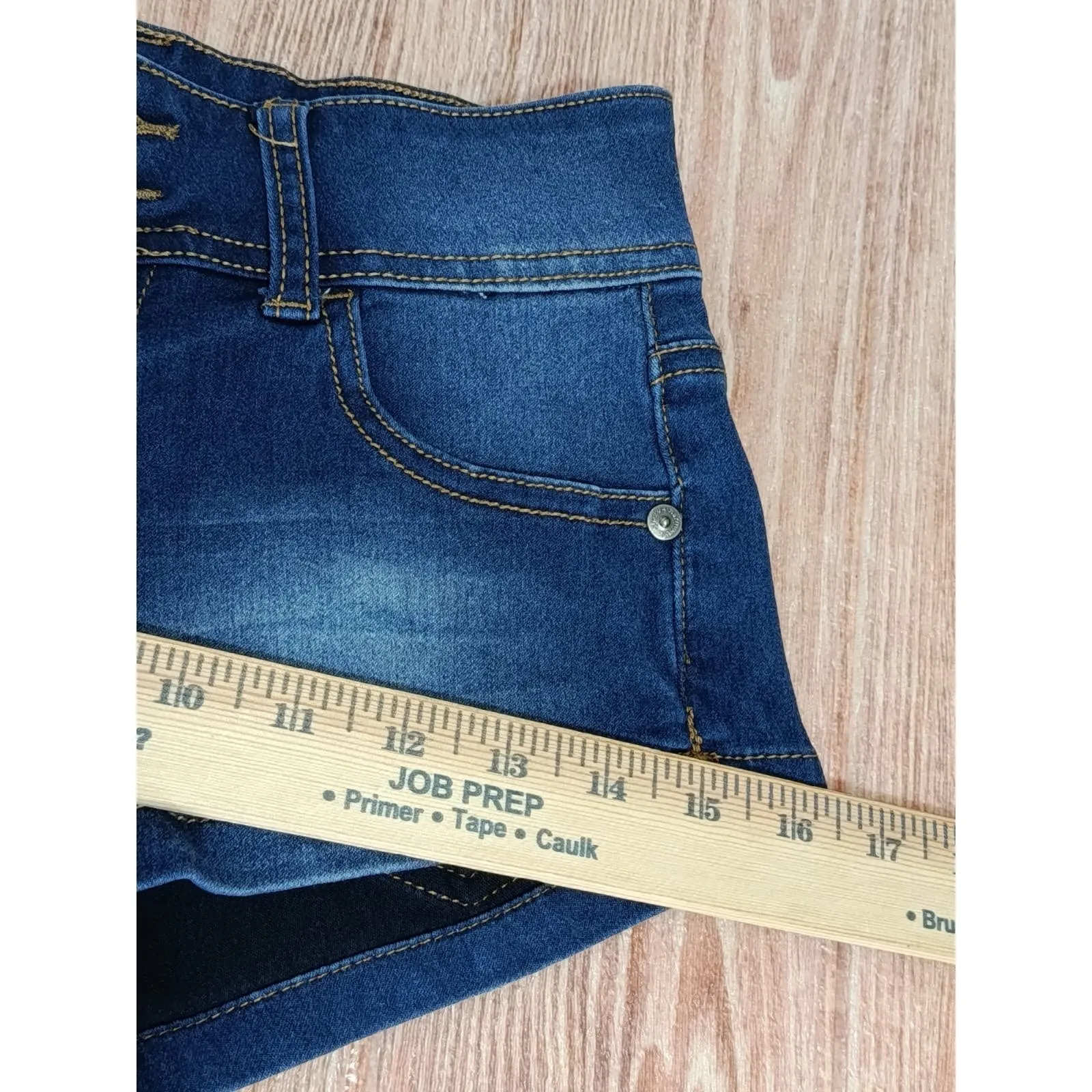 Harmony + Havoc Women’s Jeans Shorts Blue Stretch Size 0 - Image 8