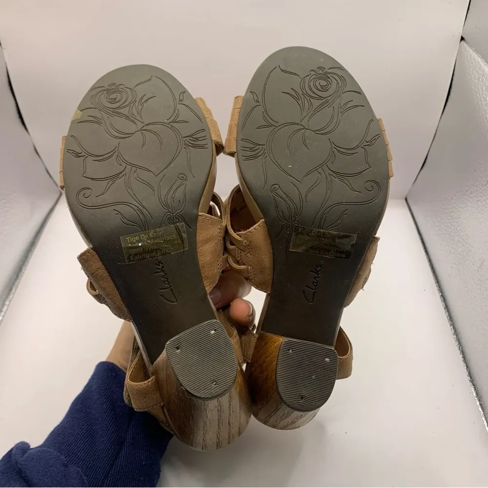 Clarks Women's Clarks Rosa Central Sandal size 8M F12 - Image 8