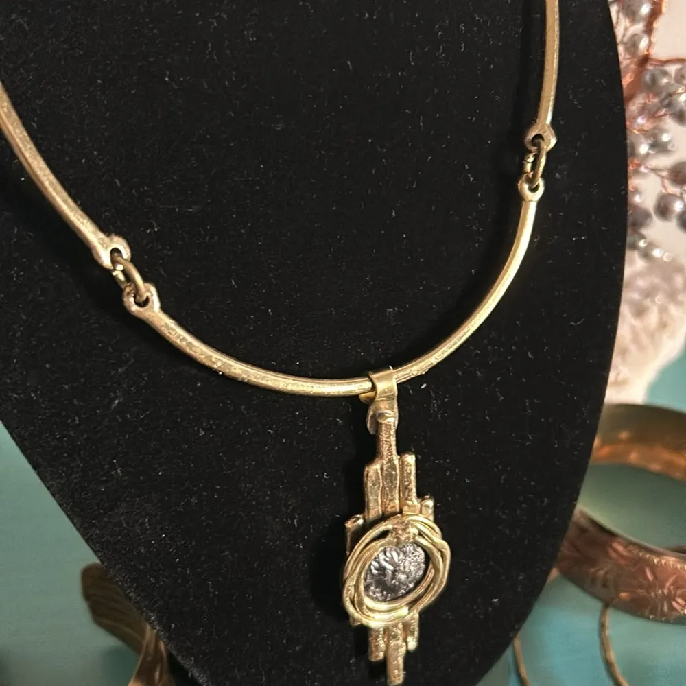 Vintage Handcrafted Art Deco Inspired Two - Image 3