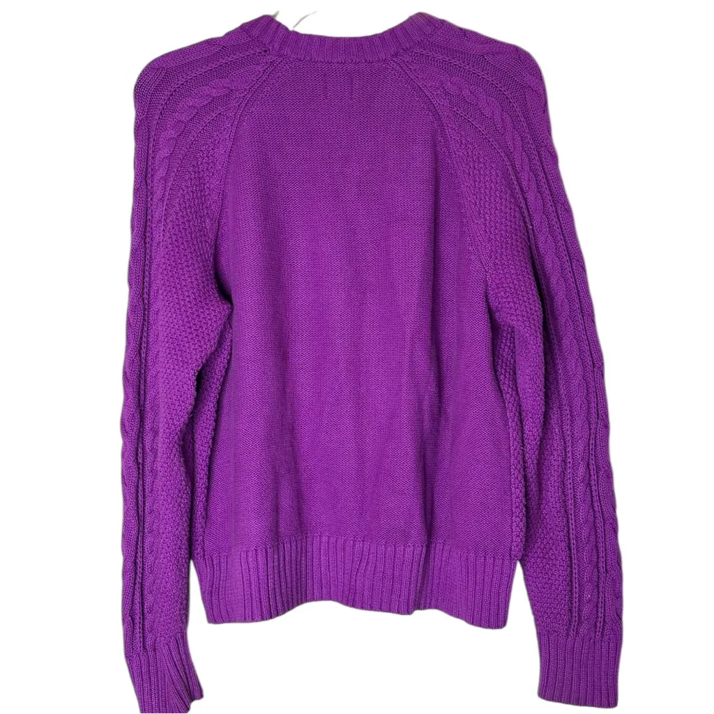 Gap Cable Knit Fishermans Sweater Medium Cotton - Image 5