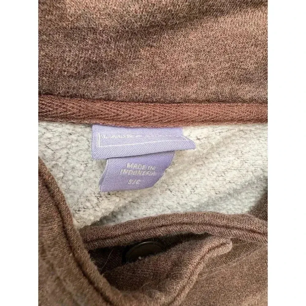 Laura Scott  | Women’s Fleece Lined Collared Jacket Coat Sweater | Small - Image 3