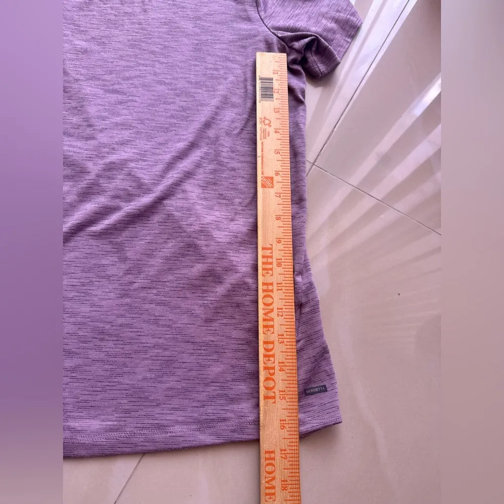 Mondetta Women's Top  Active Crewneck Tee  Purple Size M Sports Athletic Light - Image 11
