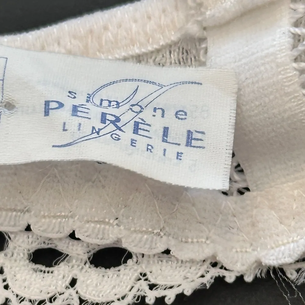 Simone Perèle White Lace Underwire Bra Size 34 D - Image 10