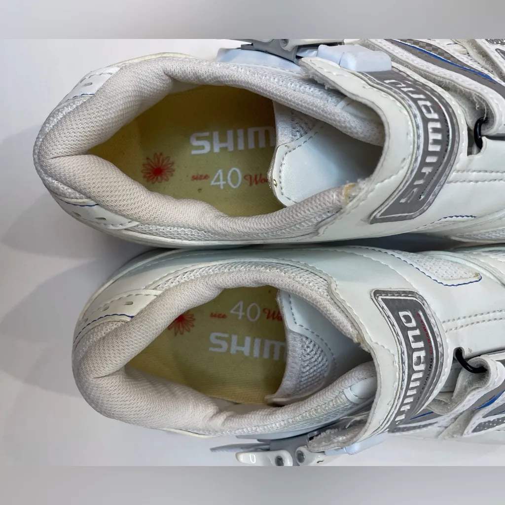 Shimano Women’s SPDSL WR41 White Road Cycling Shoes‎ Size 8 (EU 40) - Image 5