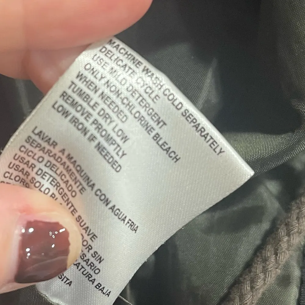 Olive Utility Lightweight Jacket Size Large - Image 5