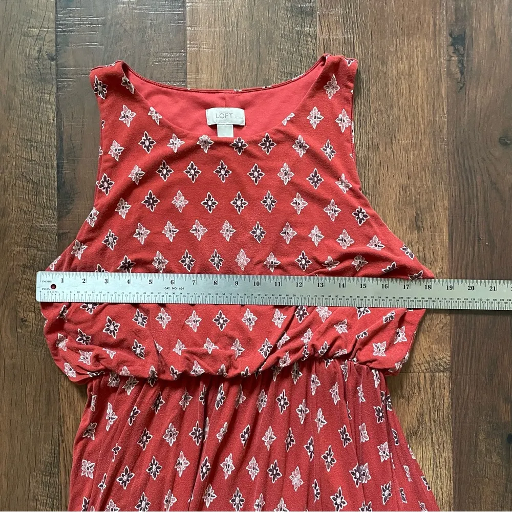 ANN TAYLOR Loft Aztec-motif dress, size LP - Image 6