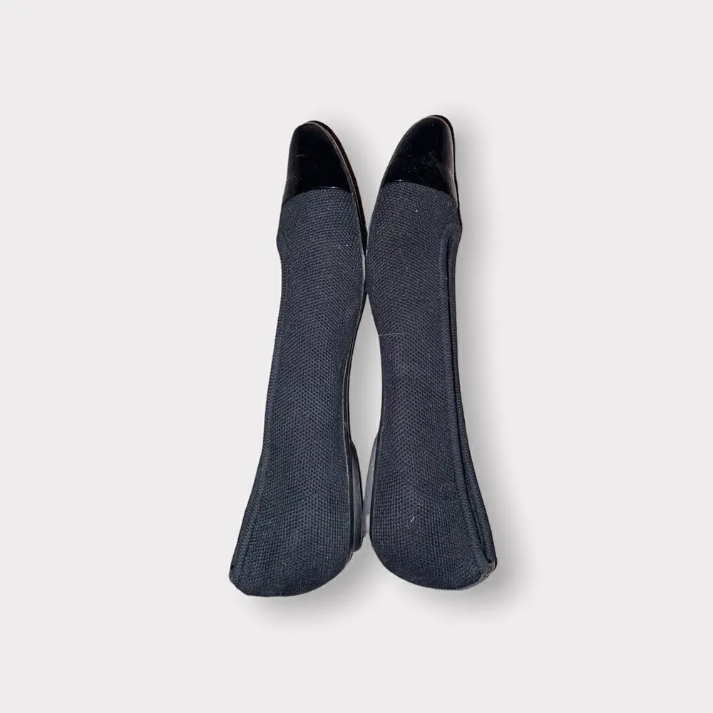 Van Eli Black Fabric Flat Shoes Size 7 1/2 N - Image 5