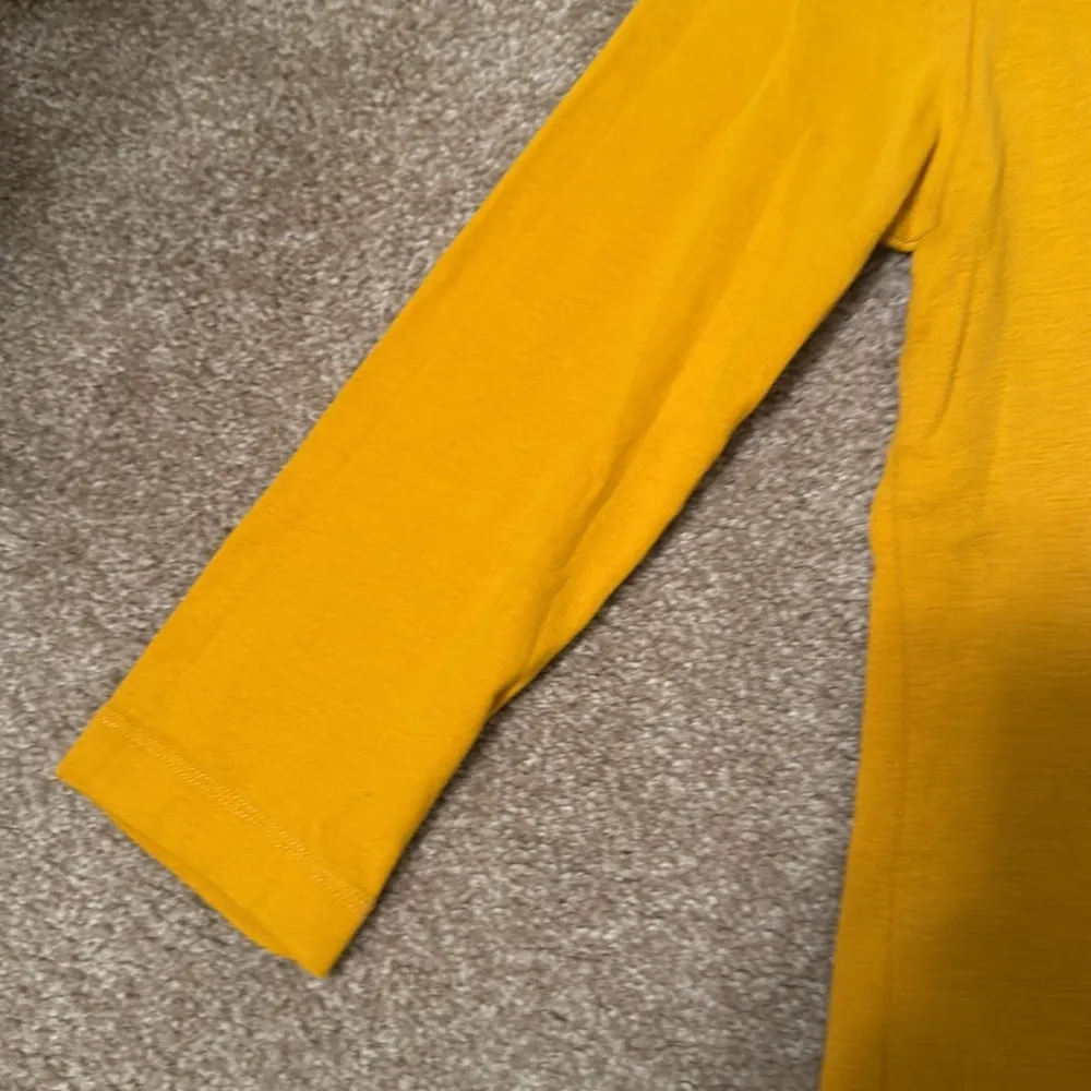 Jones NY Sport Mustard Yellow Long Sleeve Top - Image 3