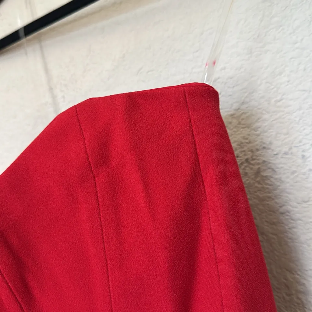 HOUSE OF CB XS‎ D-DD 'Persephone' Scarlet Strapless Corset Maxi Dress NWOT - Image 8