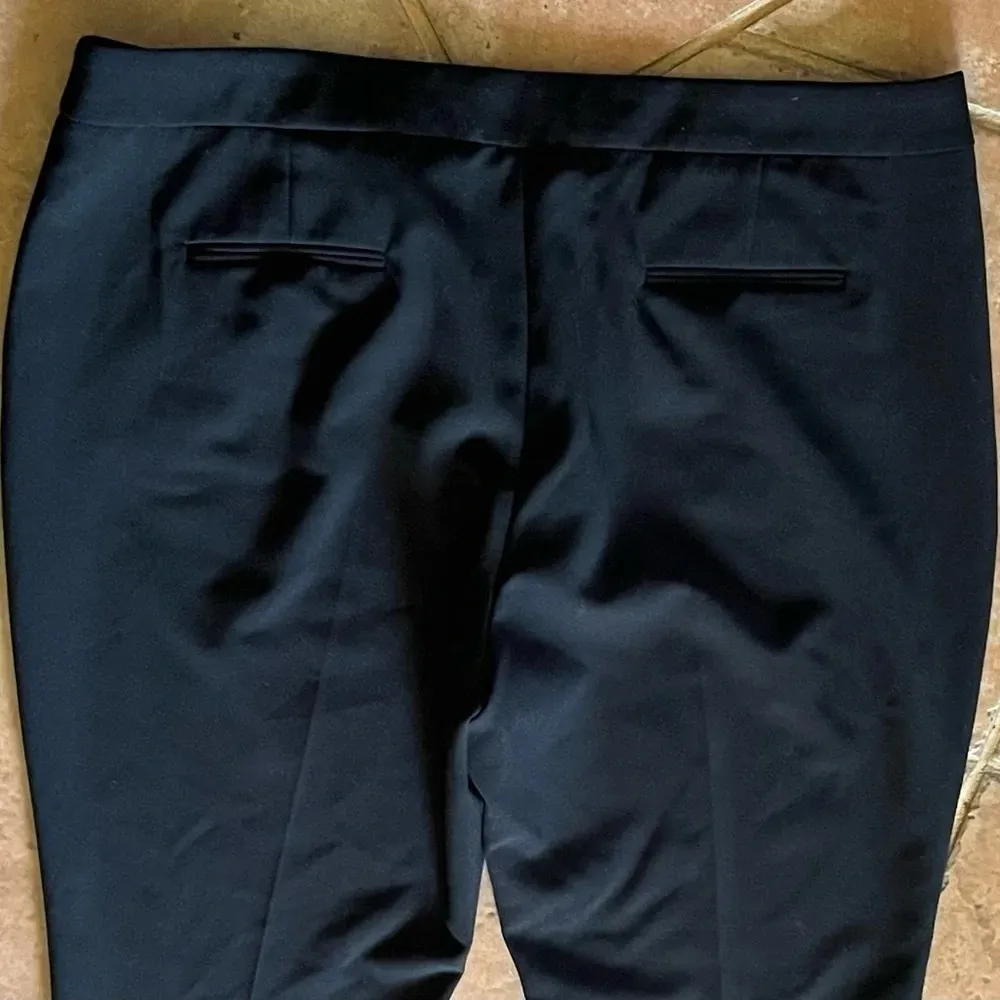 Tahari ASL womens black skinny leg business casual trouser dress pants 16 - Image 9