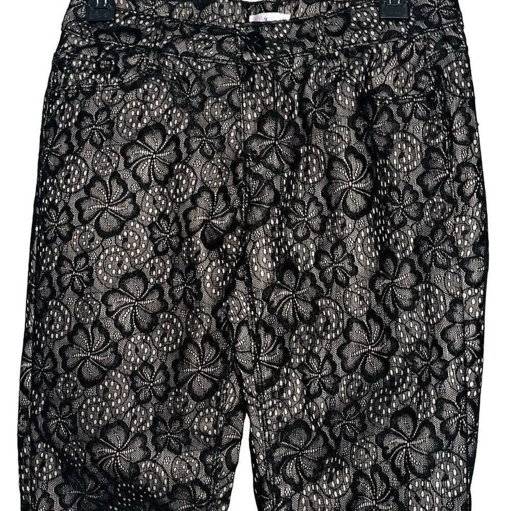 Xhilaration  black lace pattern pants 7‎ - Image 4