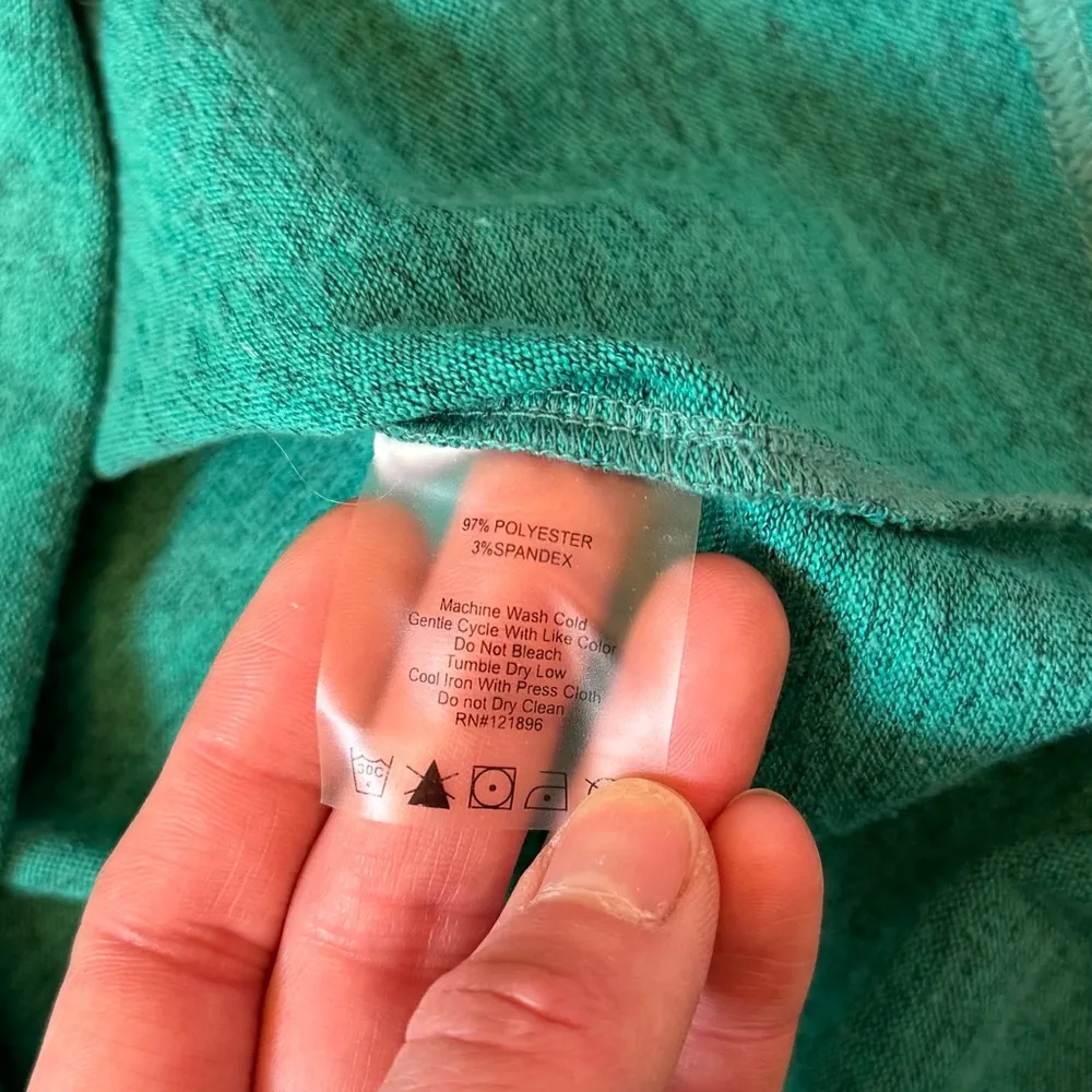 Title Nine Women’s Teal Green Athleisure Long Sleeve Size XS - Image 8