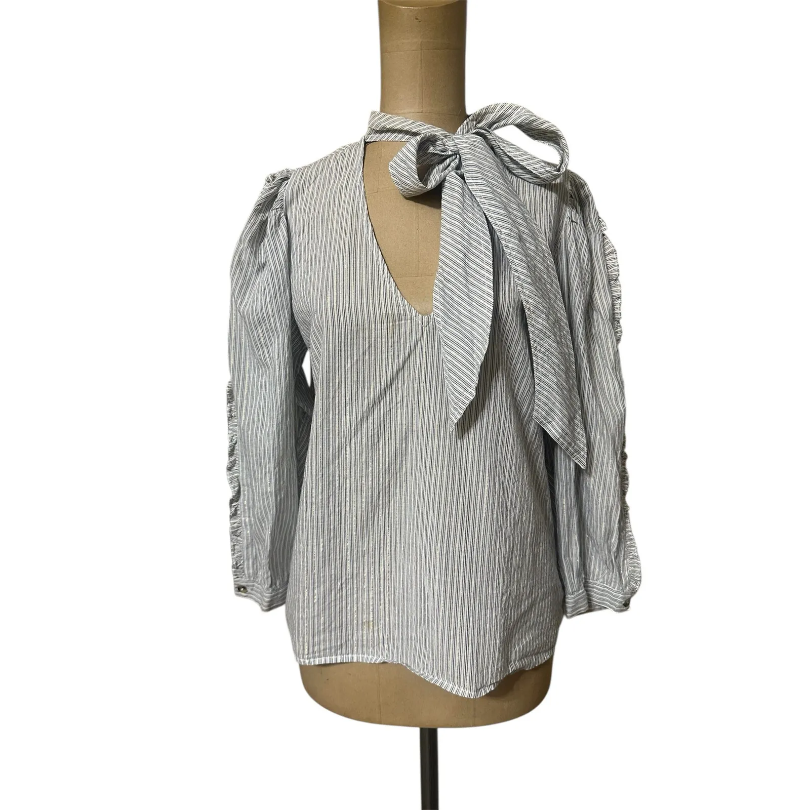 Ulla Johnson  Stripe Blouse - Image 3